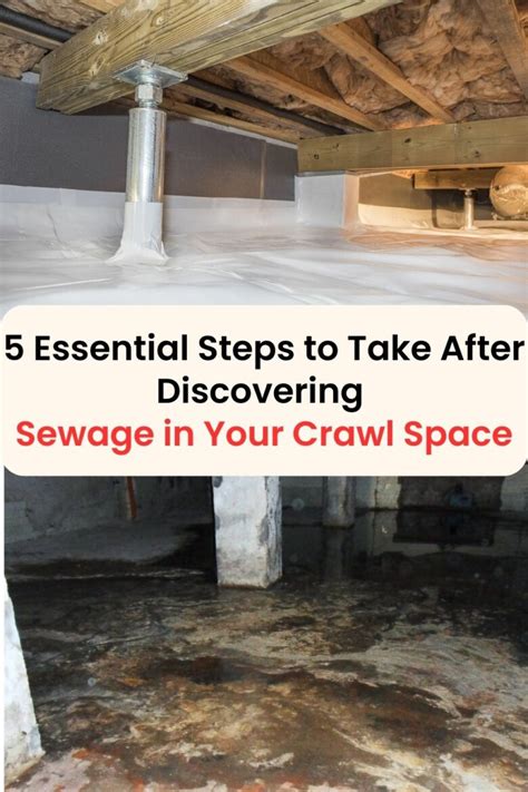 sewage leak in crawl space|How To Clean Up Sewage In A Crawl Space